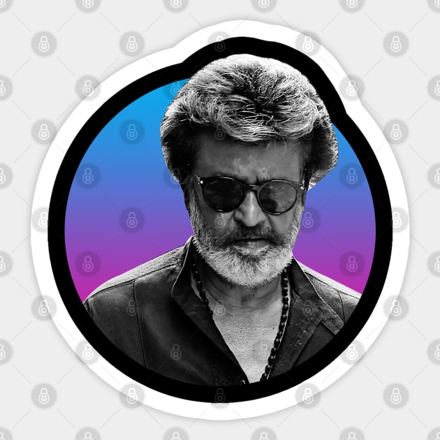 Rajinikanth Retro Sticker by Printnation